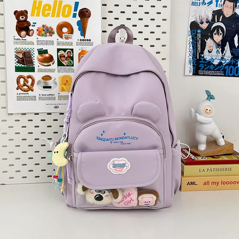 ZOGA Nylon Backpack Unisex Multicolor-5