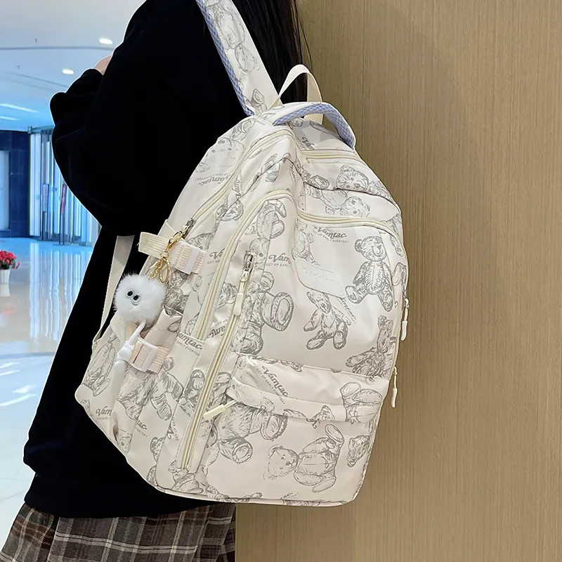 ZOGA Nylon Backpack Regular Unisex Multicolor-4
