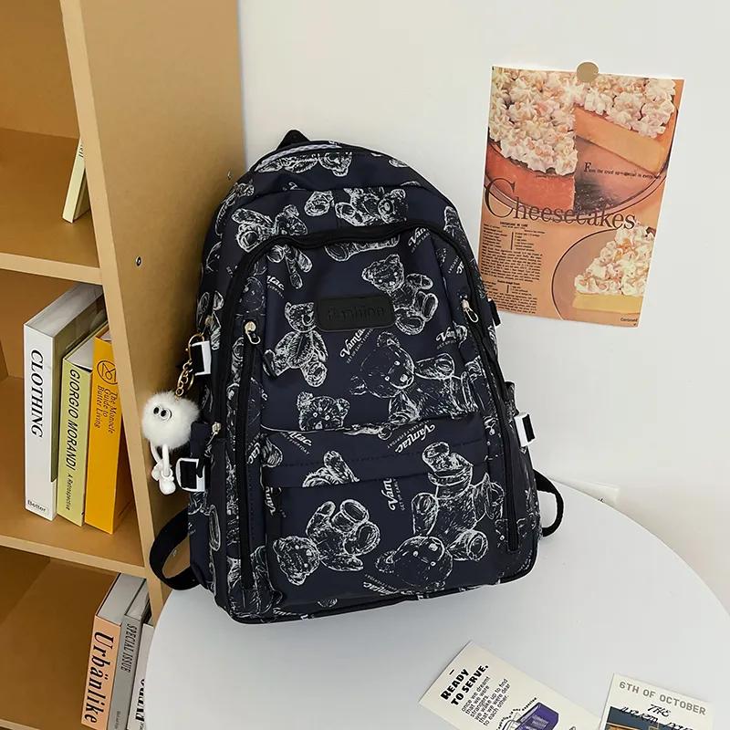 ZOGA Nylon Backpack Regular Unisex Multicolor-13