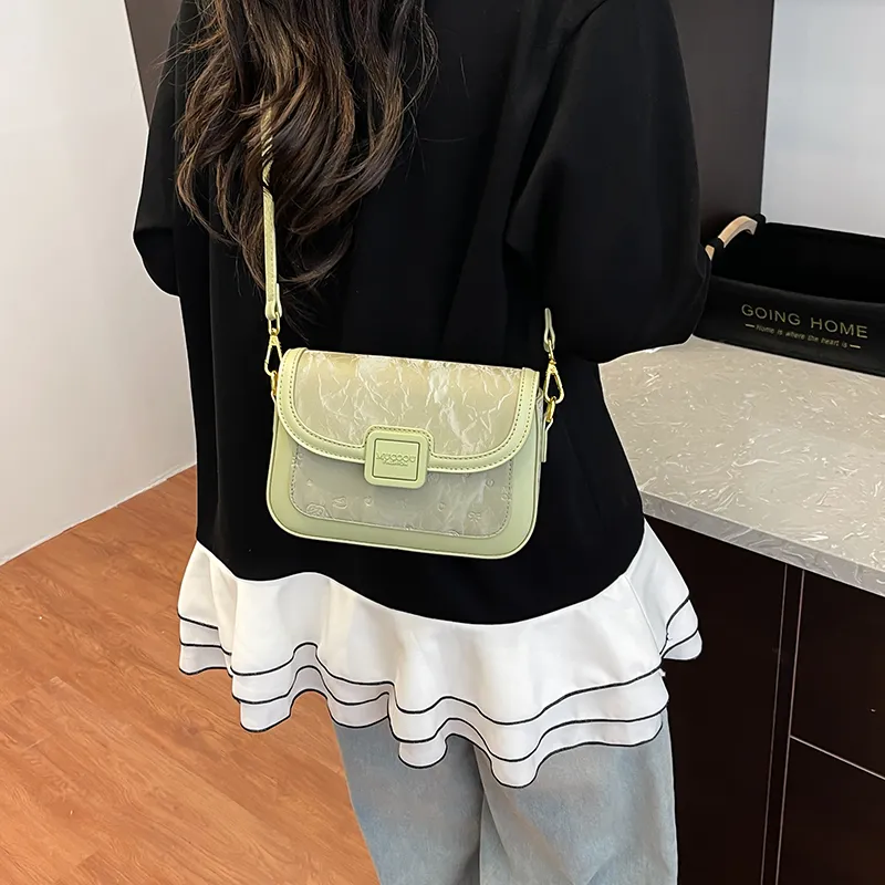 ZOGA PU Shoulder Bag Unisex Multicolor-5
