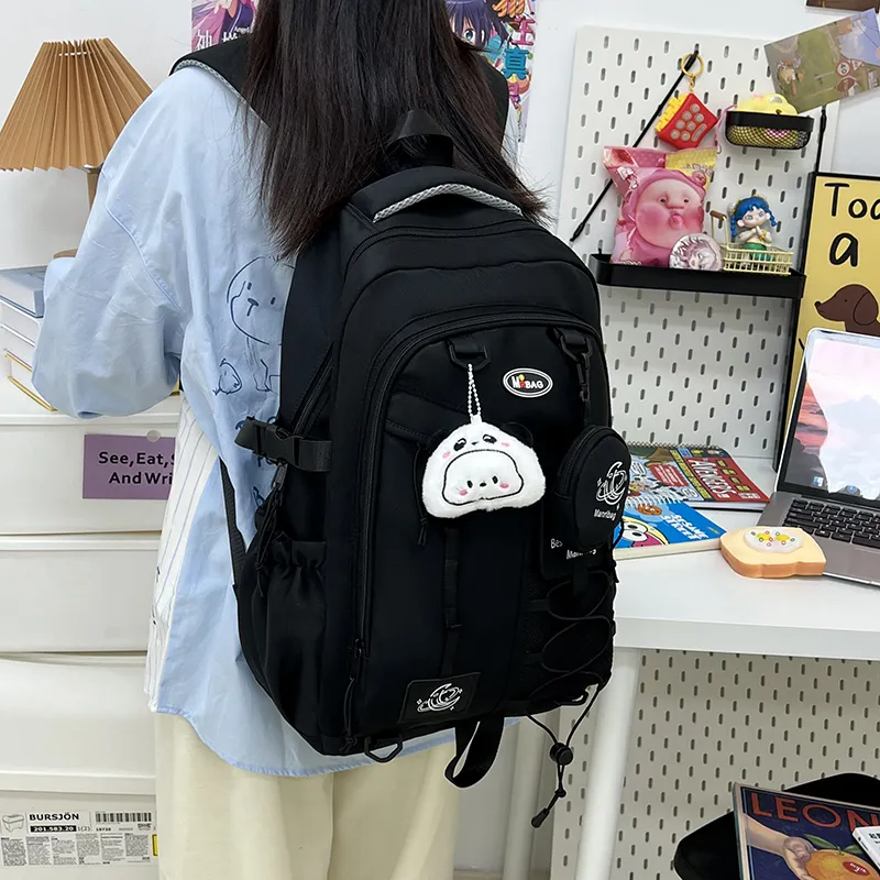 ZOGA Oxford Backpack Unisex Black/White/Purple/Blue/Coffee-7
