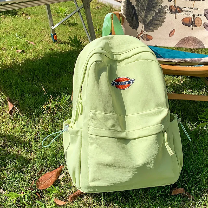 ZOGA Nylon Backpack Unisex Black/Pink/Purple/Blue/Yellow/Green-18