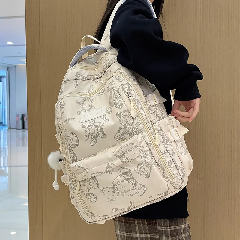 ZOGA Nylon Backpack Regular Unisex Multicolor-1