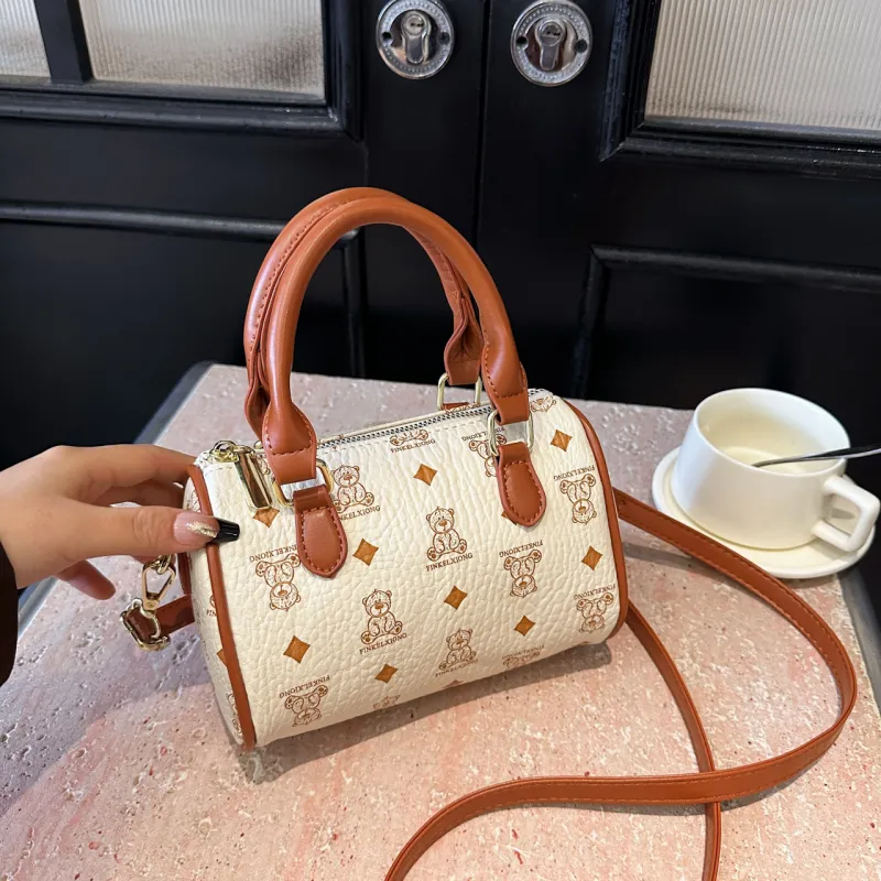 ZOGA PU Shoulder Bag, Crossbody Bag, Handbag Women's White/Black/Pink/Brown-7