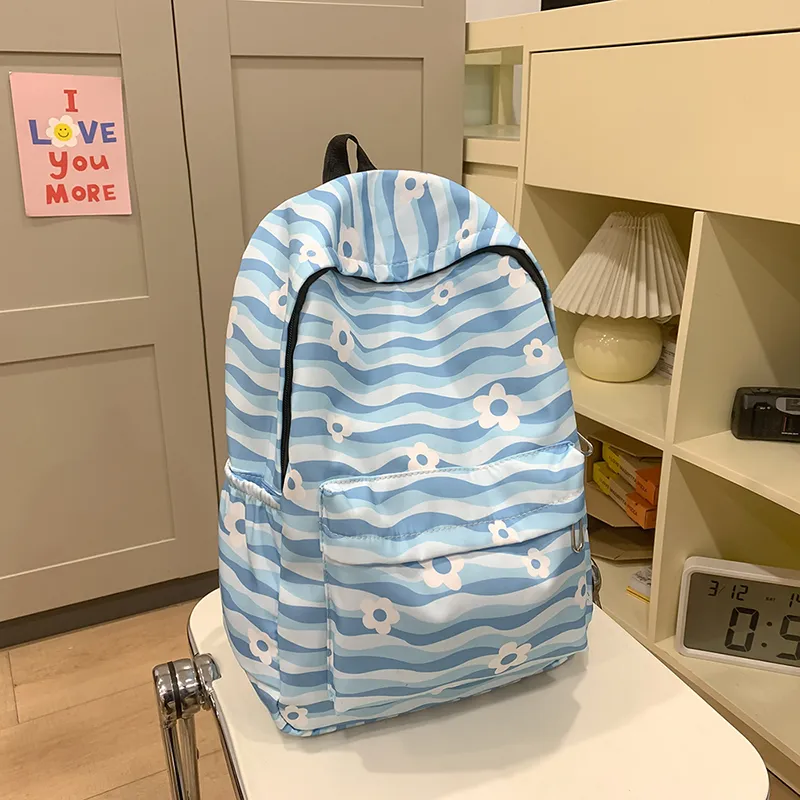 ZOGA Nylon Backpack Regular Unisex Multicolor-13