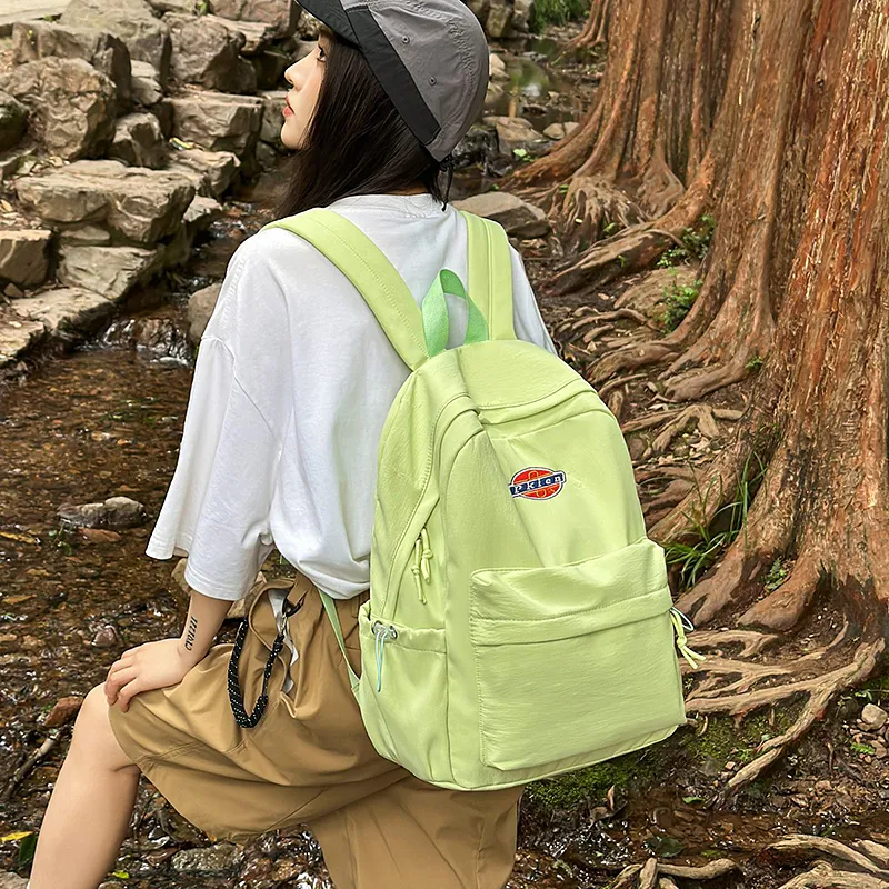 ZOGA Nylon Backpack Unisex Black/Pink/Purple/Blue/Yellow/Green-17