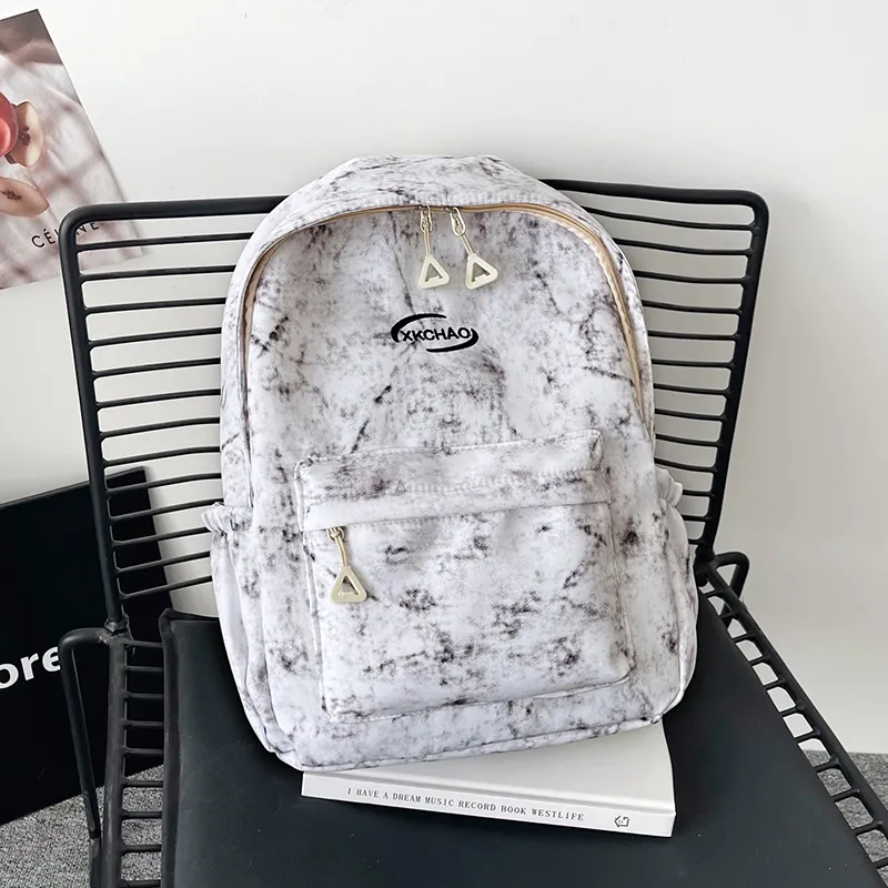 ZOGA Nylon Backpack Unisex Gray/Black/Red/Blue-2