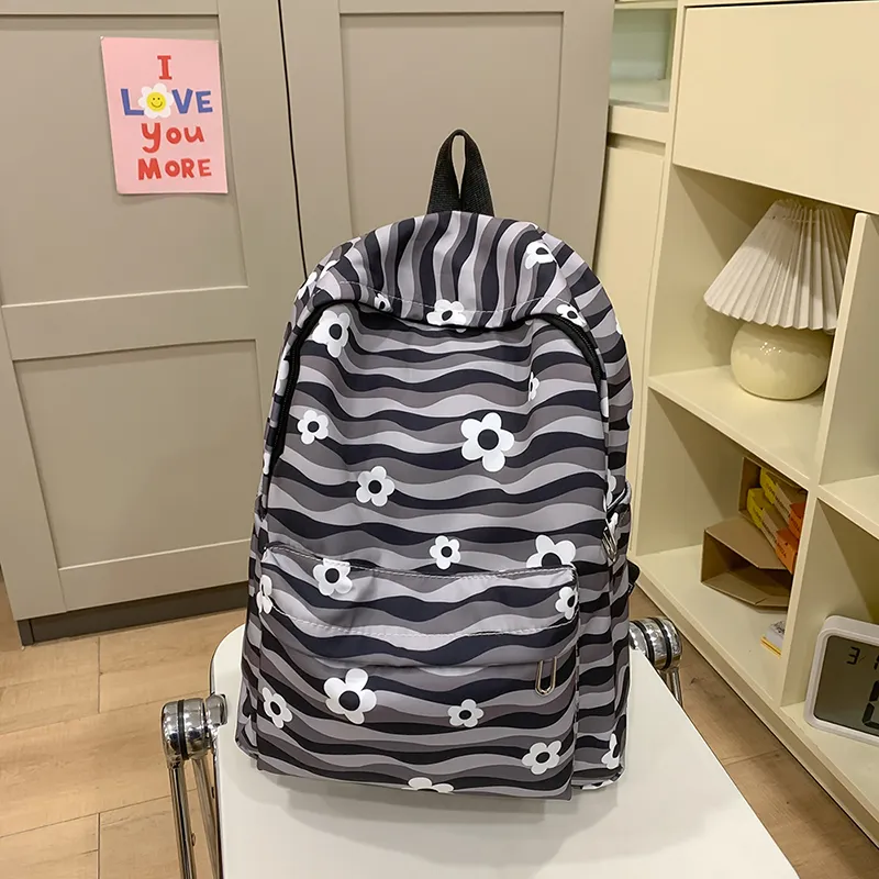 ZOGA Nylon Backpack Regular Unisex Multicolor-2