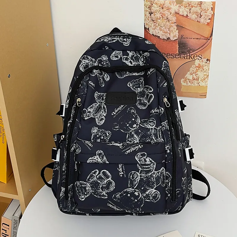 ZOGA Nylon Backpack Regular Unisex Multicolor-11