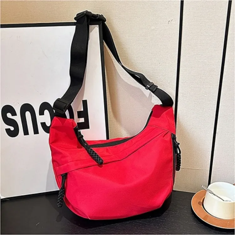 ZOGA Oxford Crossbody Bag Regular Women's Ecru/Black/Red/Purple-5