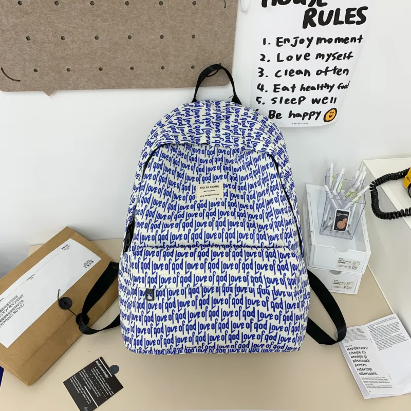 ZOGA Composite Cloth Backpack Regular Unisex Multicolor-5