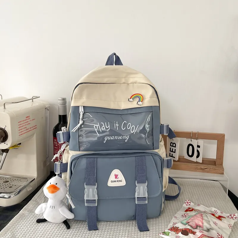 ZOGA Nylon With PVC Backpack Women's Multicolor-9