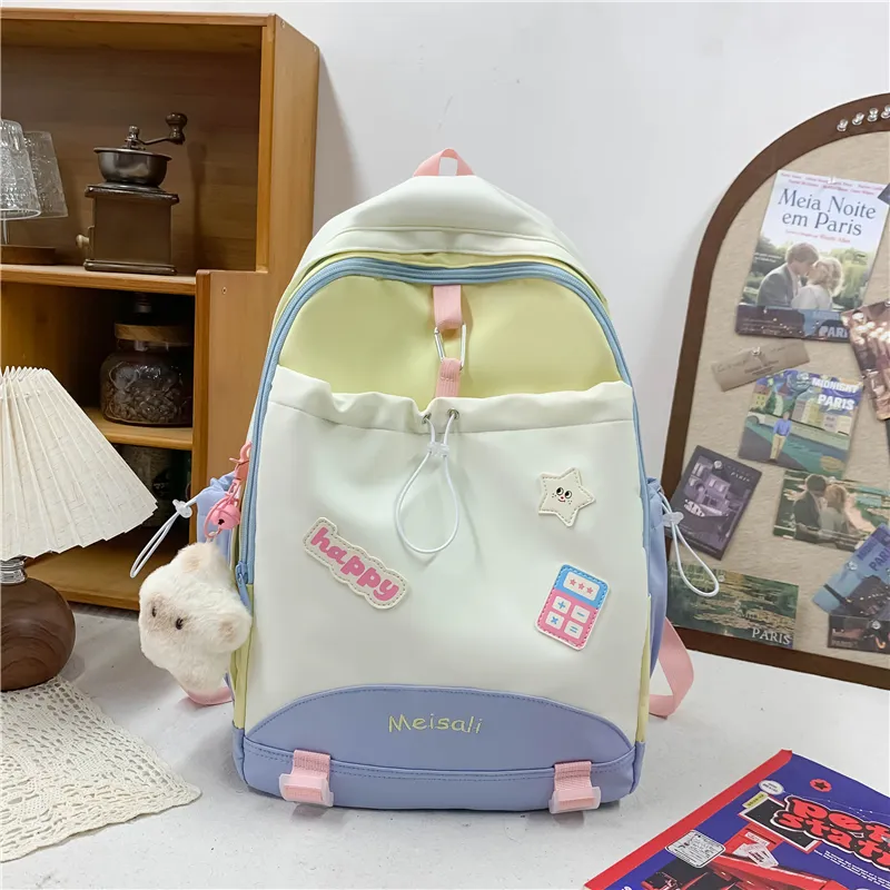 ZOGA Nylon Backpack Unisex Multicolor-10
