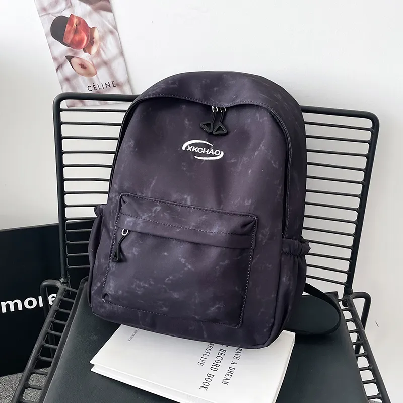 ZOGA Nylon Backpack Unisex Gray/Black/Red/Blue-7