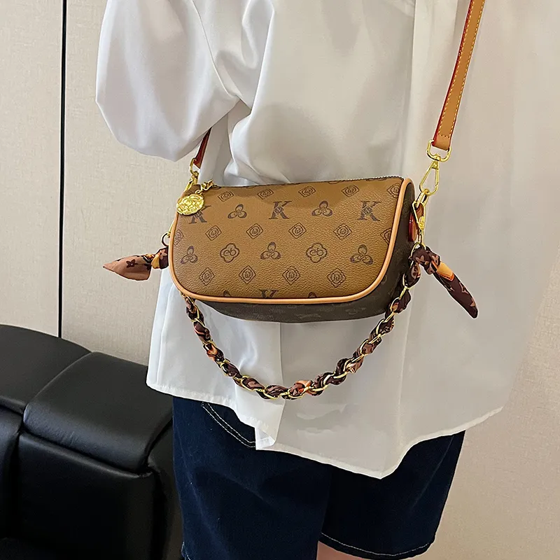 ZOGA PU Shoulder Bag Unisex Coffee/Brown-2
