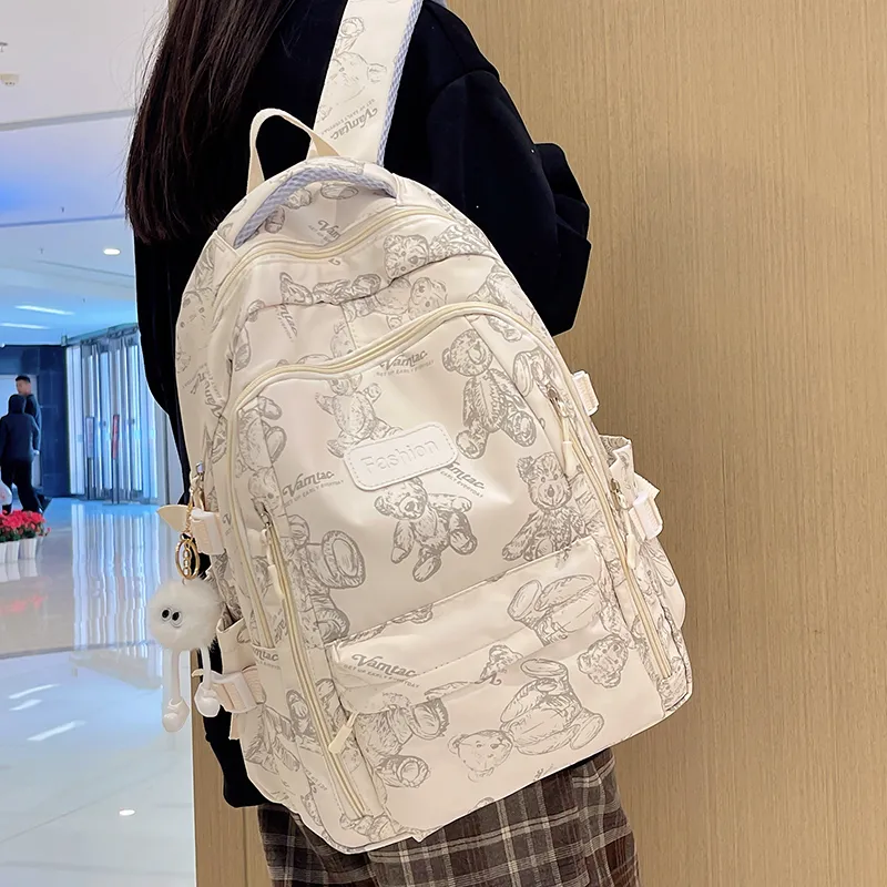 ZOGA Nylon Backpack Regular Unisex Multicolor-2