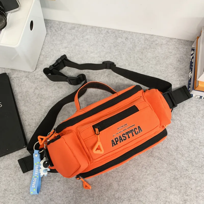 ZOGA Oxford Fanny Pack Unisex Orange/Pink/Black-1