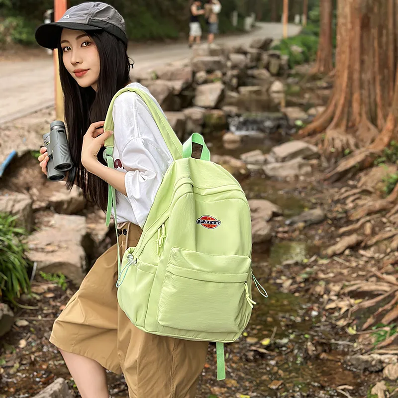 ZOGA Nylon Backpack Unisex Black/Pink/Purple/Blue/Yellow/Green-16