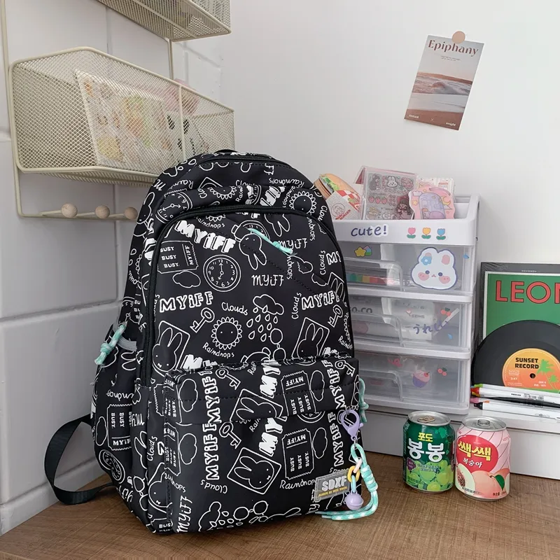 ZOGA Nylon Backpack Unisex Multicolor-3