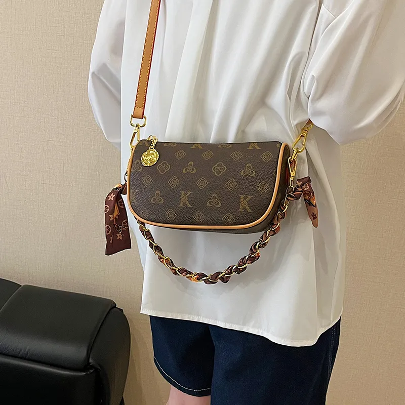 ZOGA PU Shoulder Bag Unisex Coffee/Brown-6