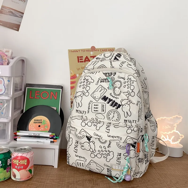 ZOGA Nylon Backpack Unisex Multicolor-1