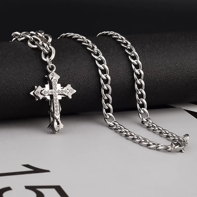 Mr. Shang Titanium Steel Material Accessory Necklaces Men's-8