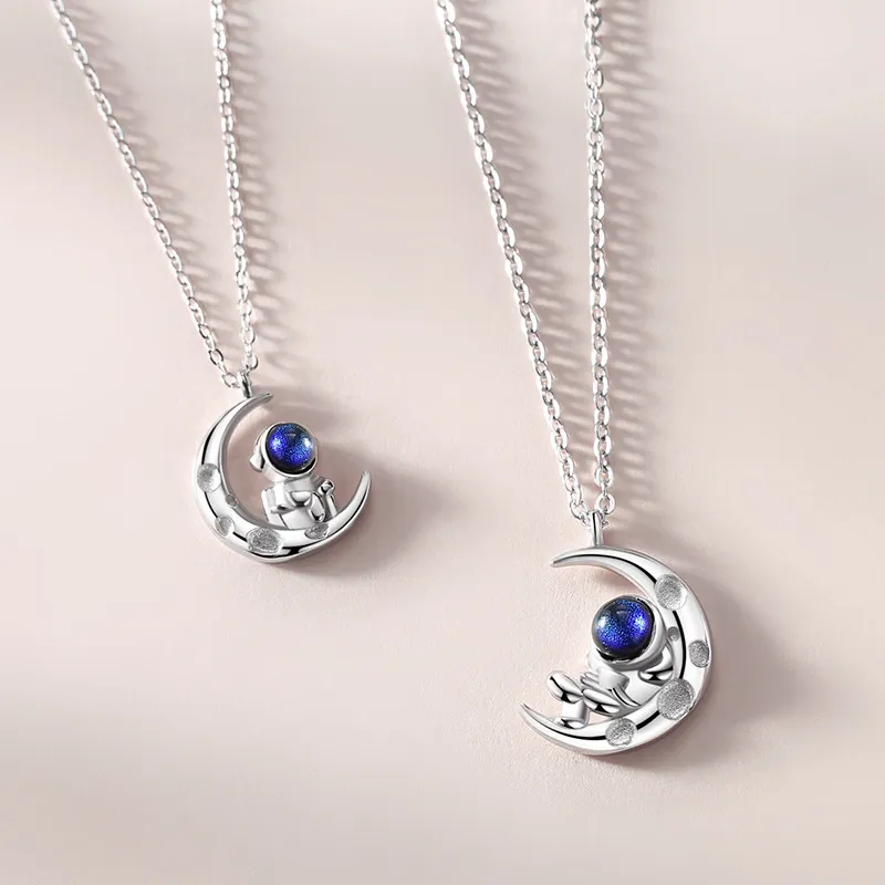 JOLLY SEASONS Colored Glaze Trendy Collarbone Gemstone Chain Unisex-1