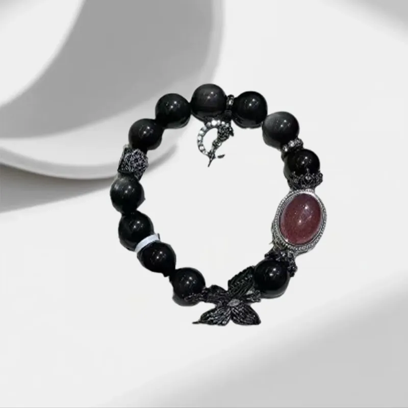 JOLLY SEASONS Obsidian Bracelets Unisex-4