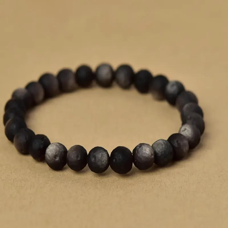 JOLLY SEASONS Obsidian Bracelets Unisex-3