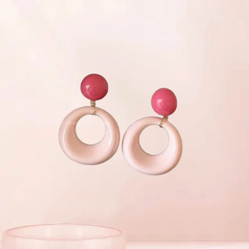 JOLLY SEASONS Acrylic Stud Earrings Women's-1