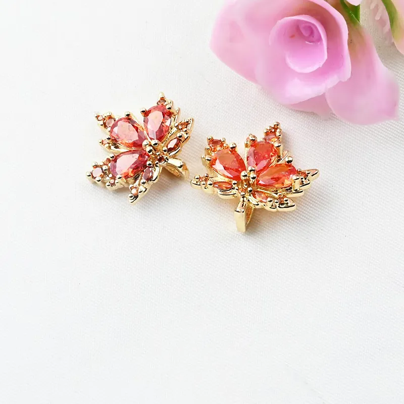 JOLLY SEASONS Copper Stud Earrings Women's-4