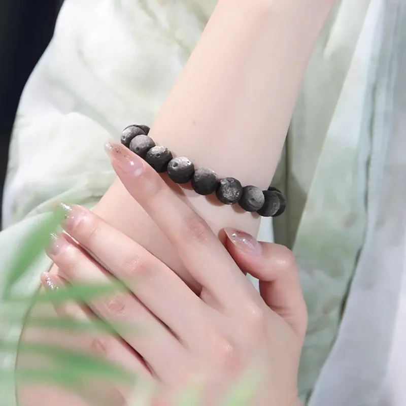 JOLLY SEASONS Obsidian Bracelets Unisex-1