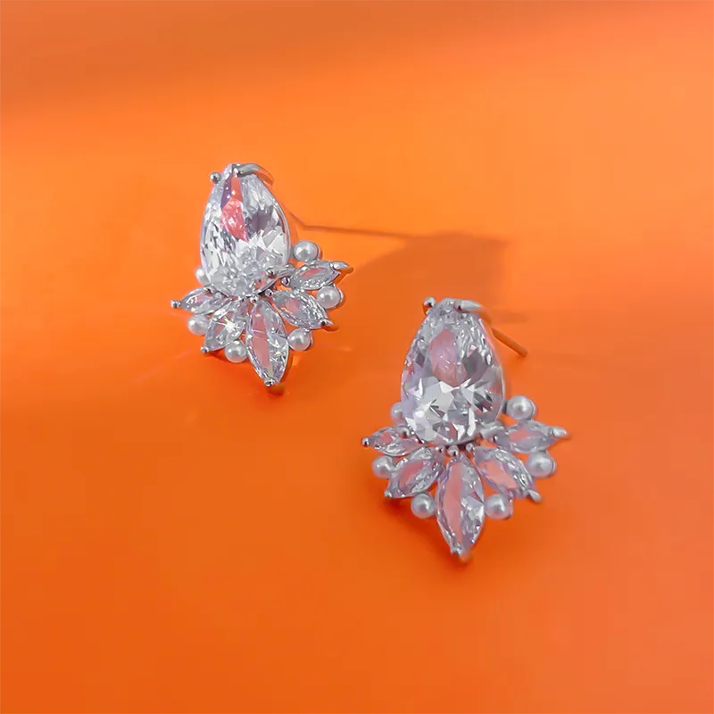 JOLLY SEASONS Copper Stud Earrings Women's-2