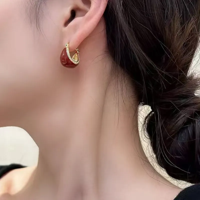 JOLLY SEASONS Copper Earrings Women's-2