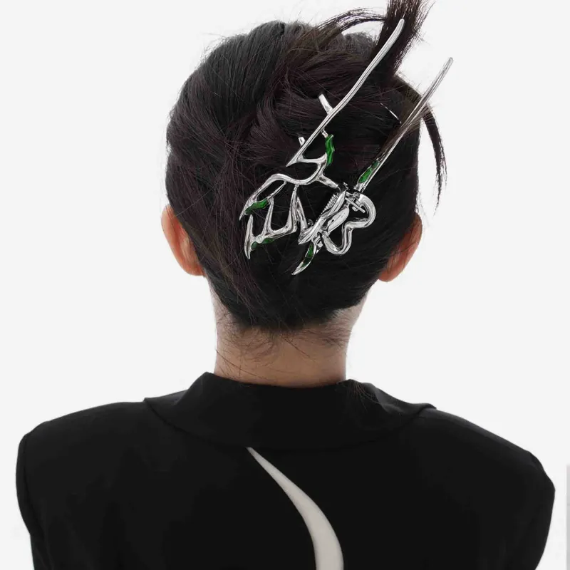SUMIYAKI Drip Glaze Hair Clips Women's-2