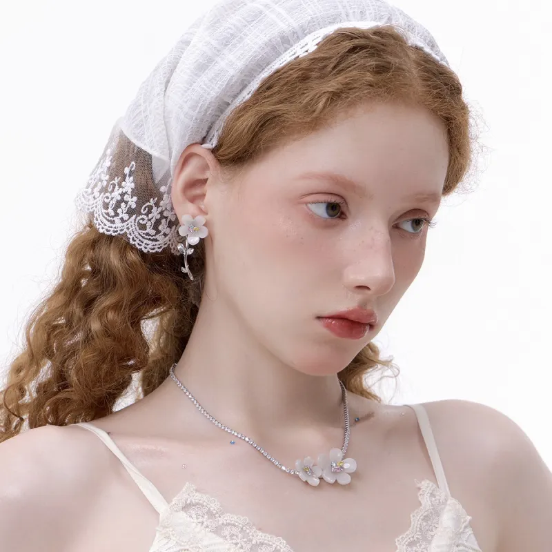SUMIYAKI Synthetic Cubic Zirconia Necklaces Women's-2