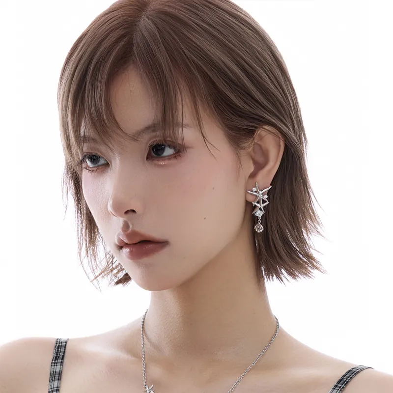 SUMIYAKI Copper Alloy Earrings Women's-2