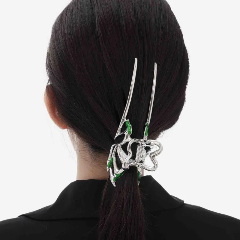 SUMIYAKI Drip Glaze Hair Clips Women's-3