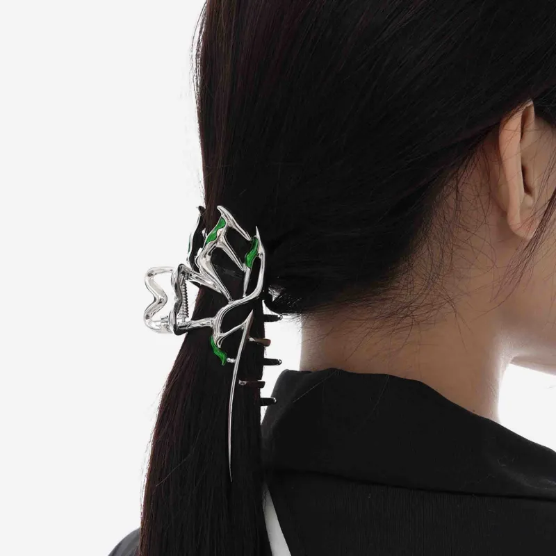 SUMIYAKI Drip Glaze Hair Clips Women's-1