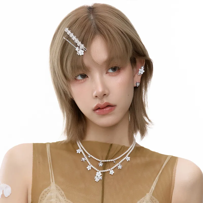 SUMIYAKI Zinc Alloy Hair Clips Women's-1