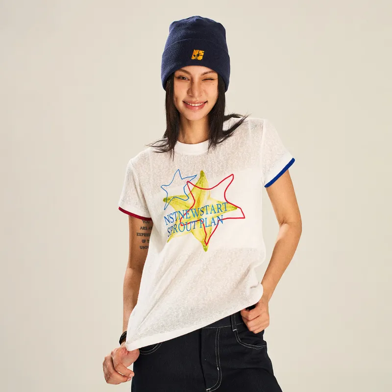 NSTNEW START T Shirts Women's White-3