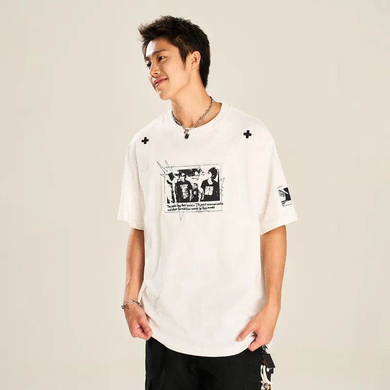 NSTNEW START T Shirts Unisex White-2