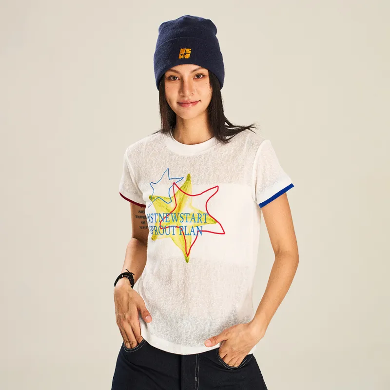 NSTNEW START T Shirts Women's White-4