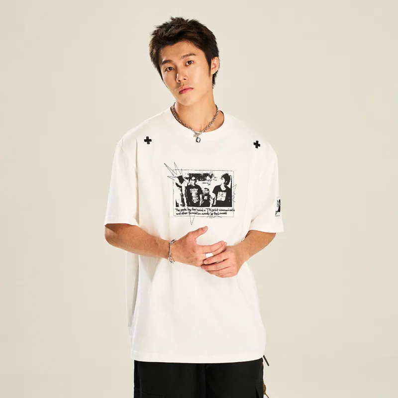 NSTNEW START T Shirts Unisex White-3