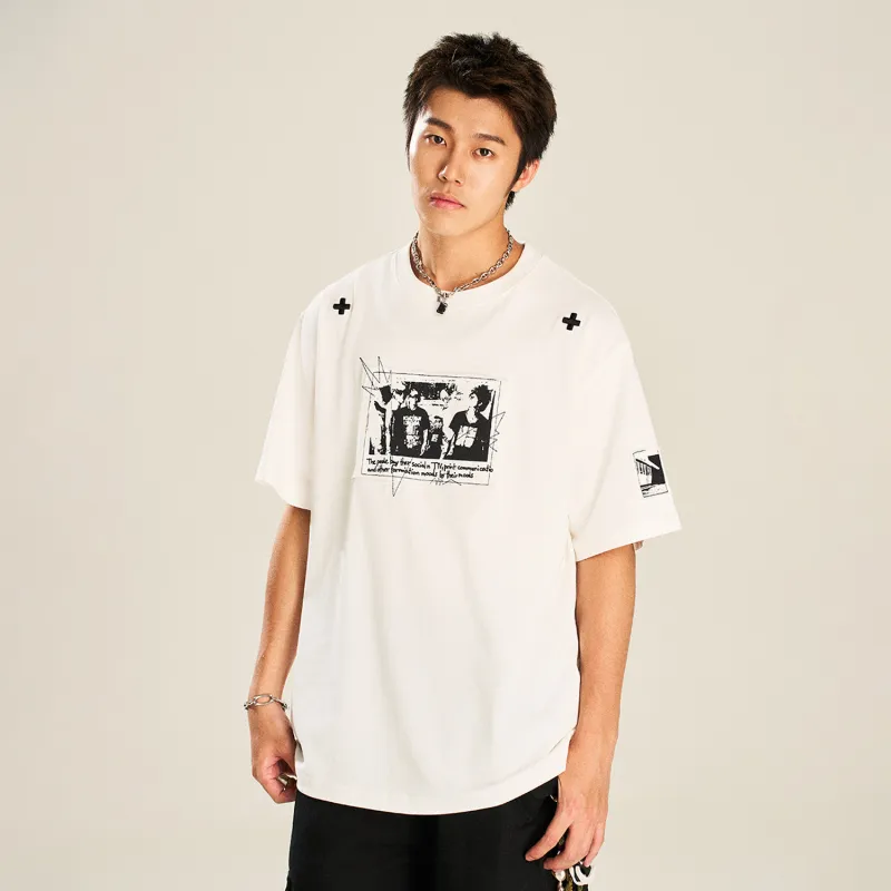 NSTNEW START T Shirts Unisex White-4
