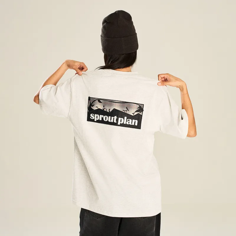 NSTNEW START T Shirts Unisex White Heather Gray-4