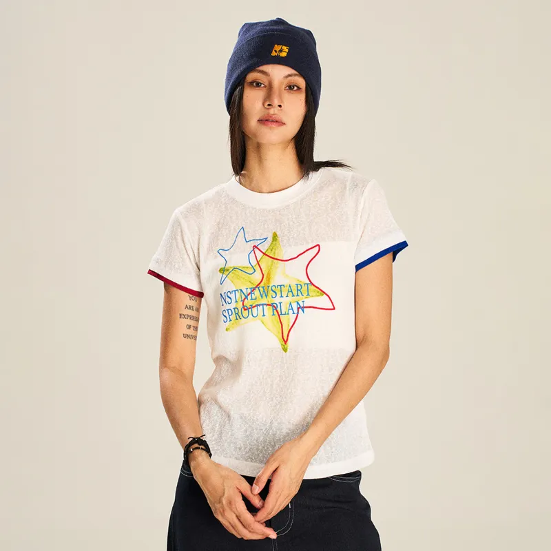 NSTNEW START T Shirts Women's White-2