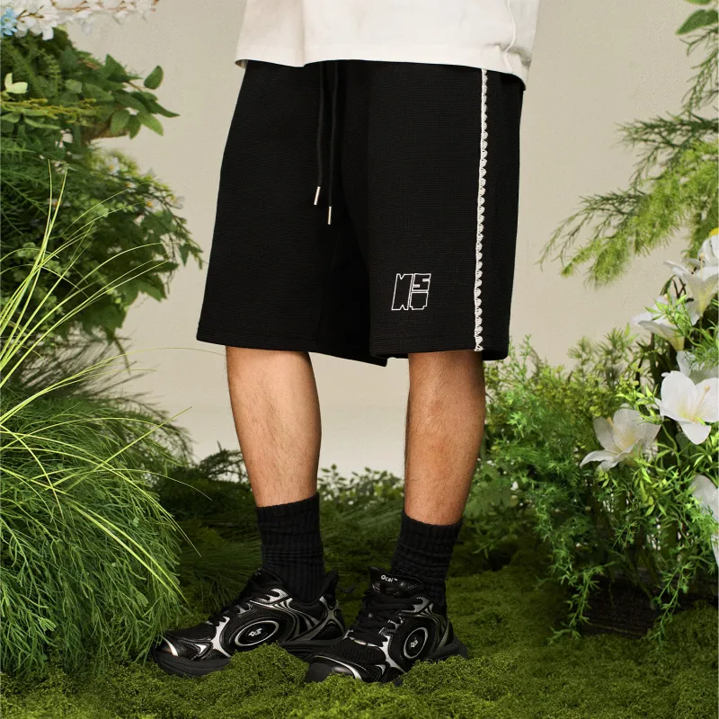 NSTNEW START Casual Shorts Unisex Black-2