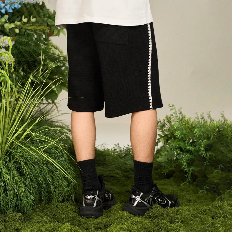 NSTNEW START Casual Shorts Unisex Black-3