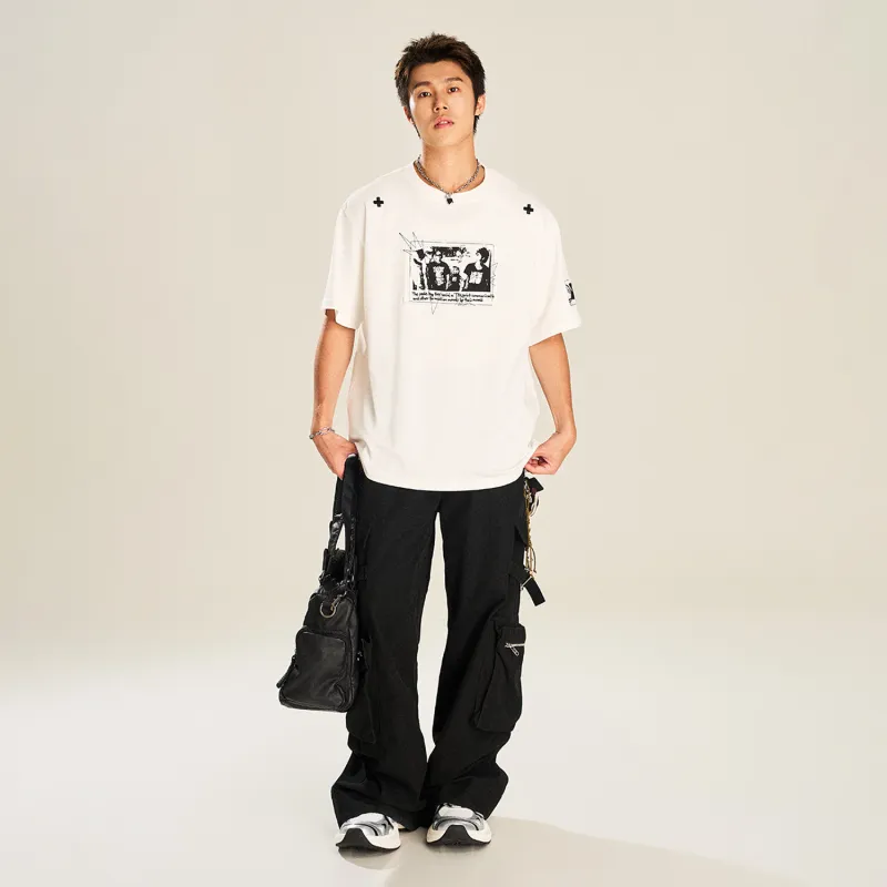 NSTNEW START T Shirts Unisex White-5